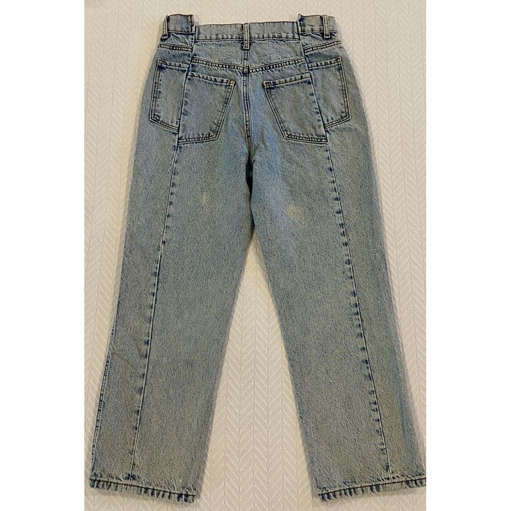 Revice Women's Sz 28 Gemini Different Views Light Wash High-Rise Cropped Jeans - Picture 3 of 14